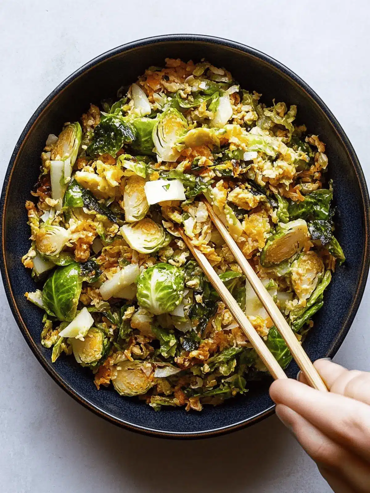 Creamy Lime Brussels Sprout Salad