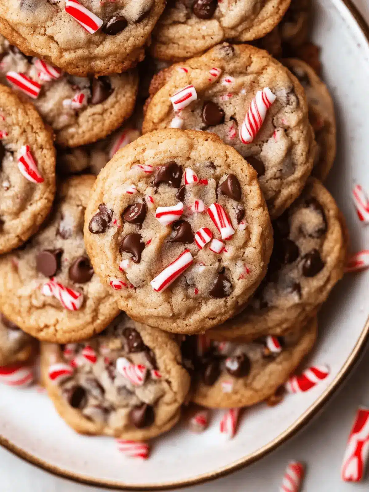 Peppermint Chocolate Chip Cookies