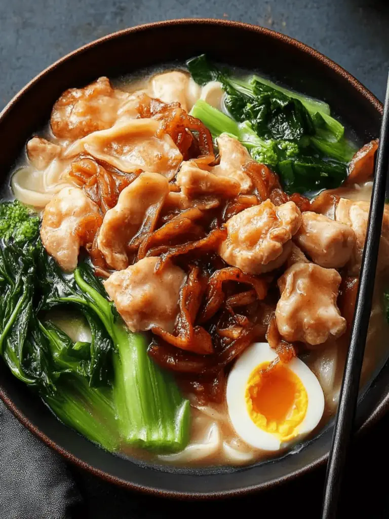 Cantonese Rice Noodles with Egg Gravy