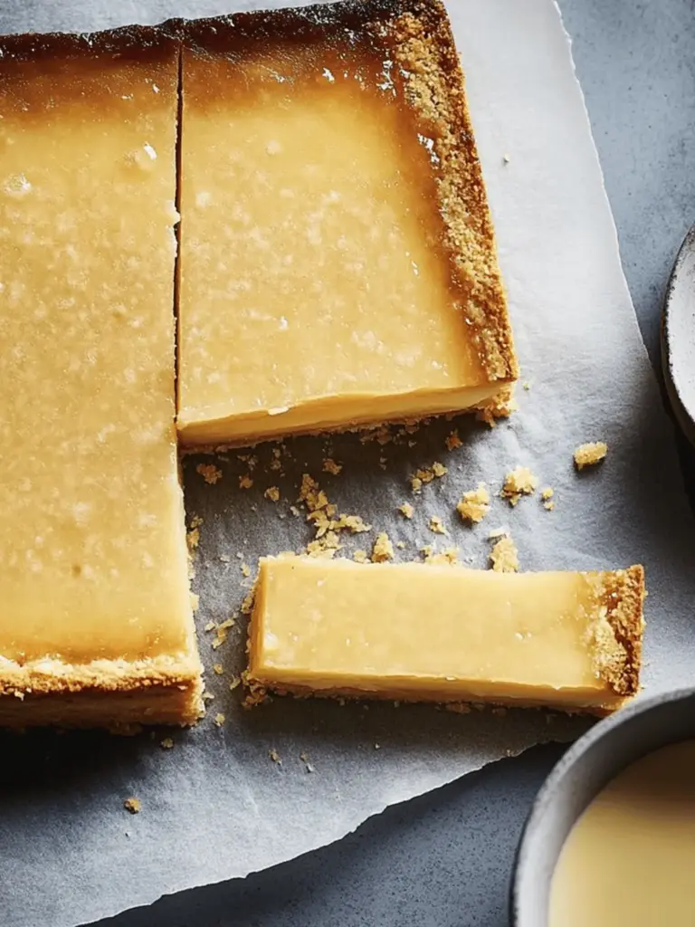 Caramelised Yuzu and Vanilla Slice
