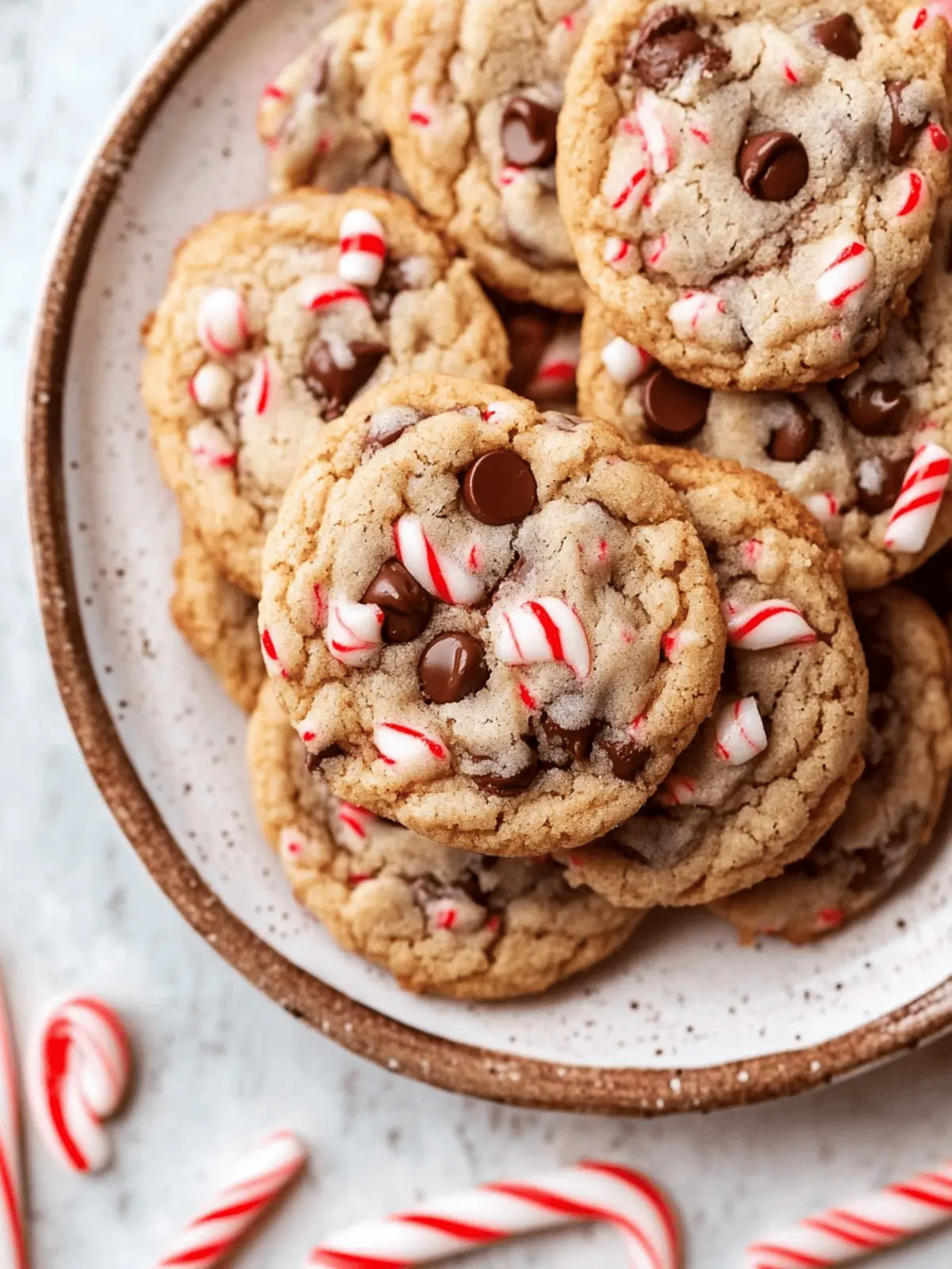 Peppermint Chocolate Chip Cookies