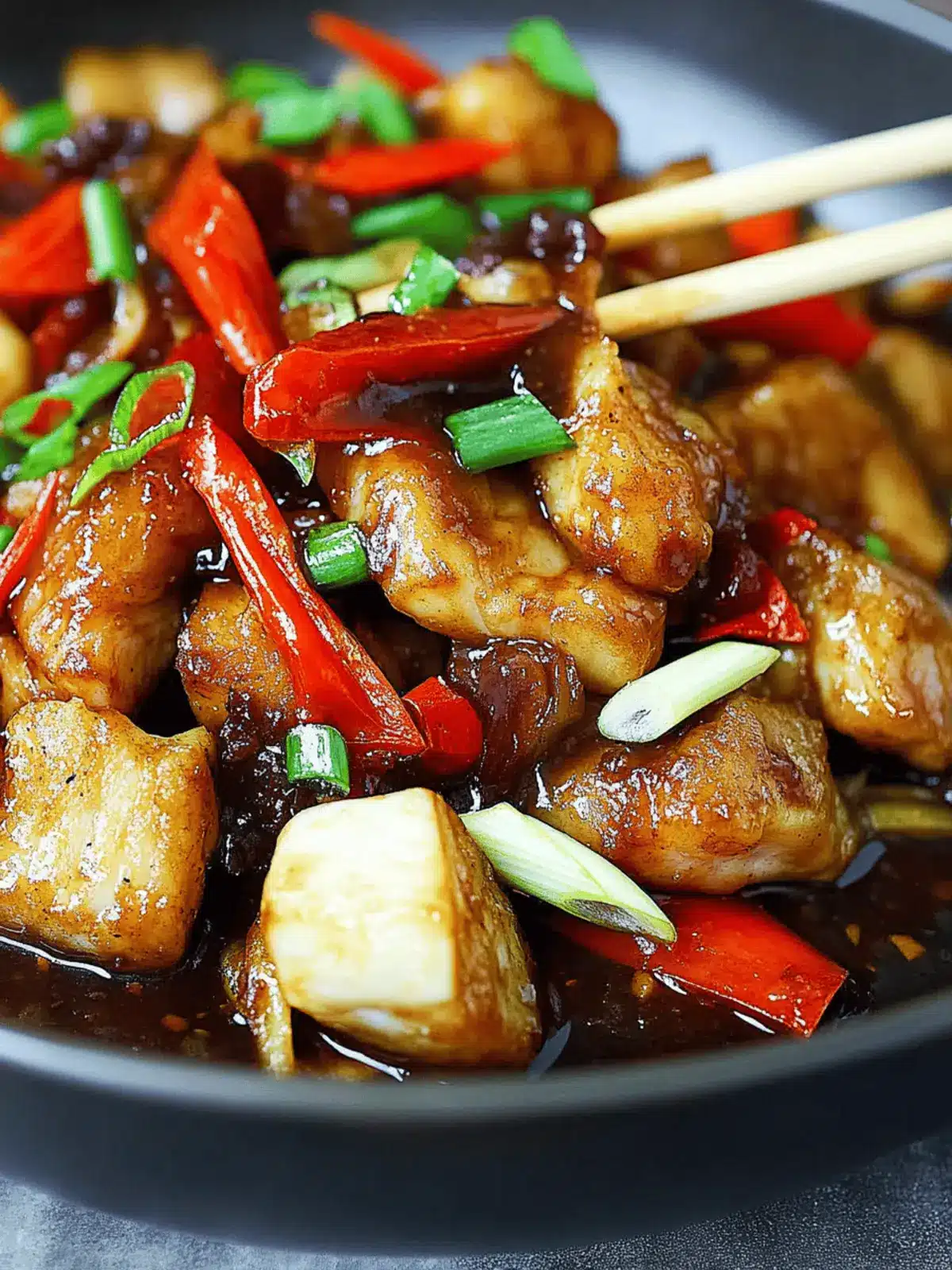 Wok Fried Fish in Black Bean Sauce