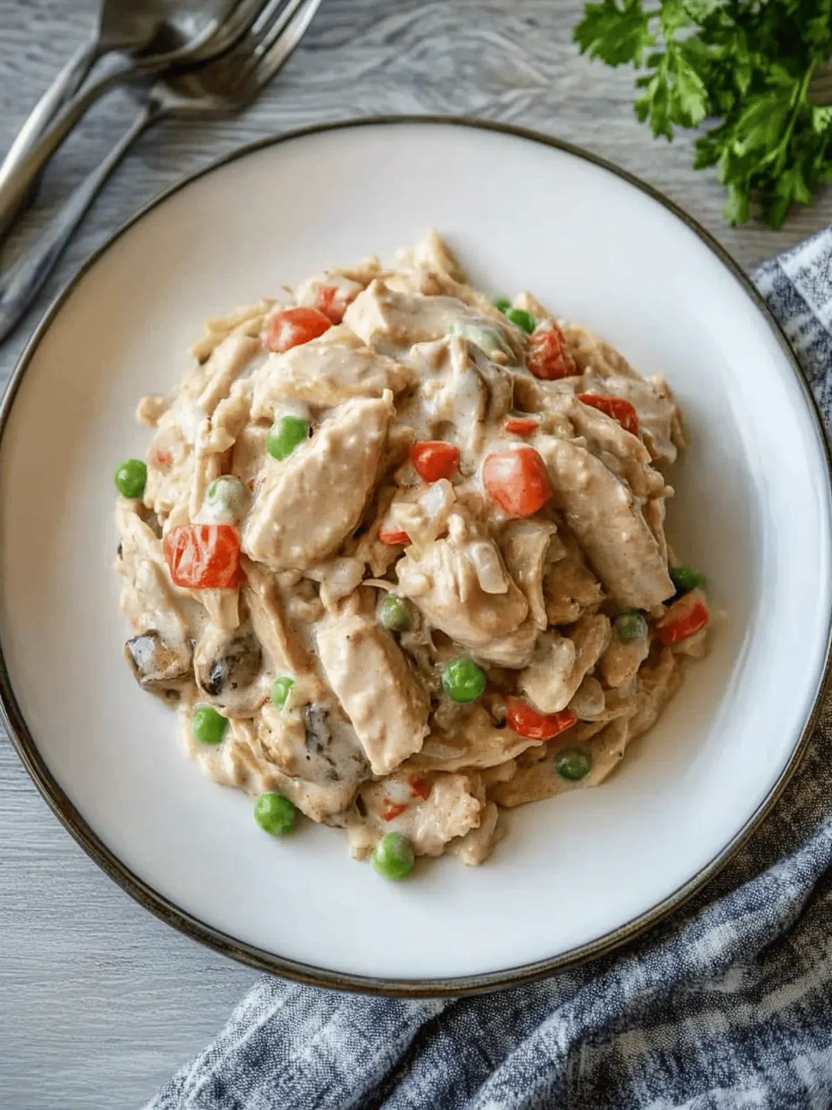 Savory Turkey a la King: Quick Comfort Food from Leftovers 4 Turkey a la King