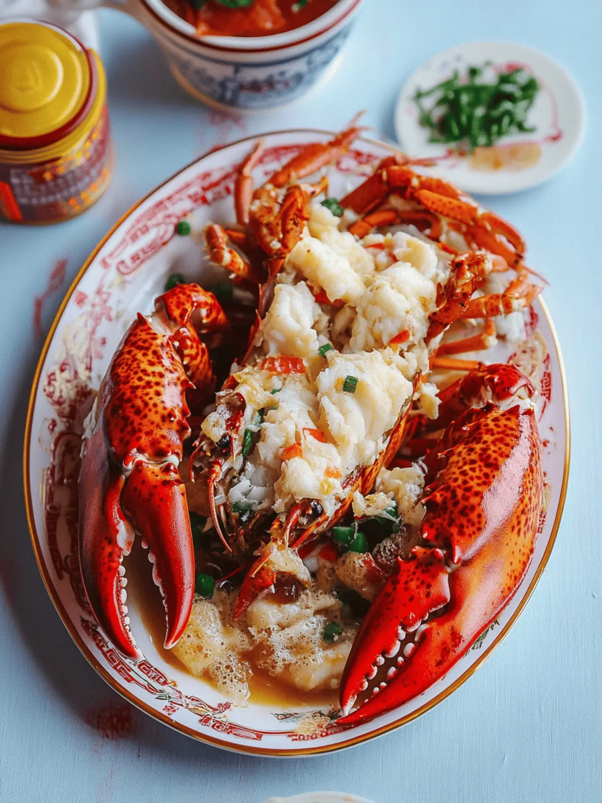 Lobster Cantonese: Indulge in This Silky Seafood Delight 2 Lobster Cantonese