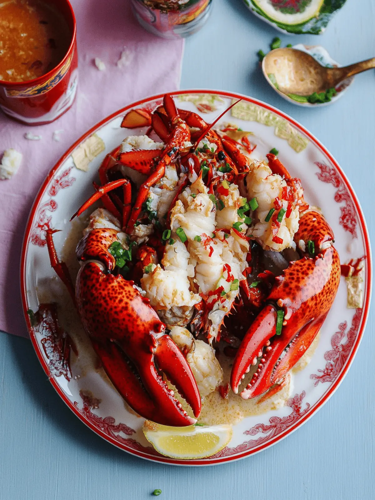 Lobster Cantonese: Indulge in This Silky Seafood Delight 4 Lobster Cantonese