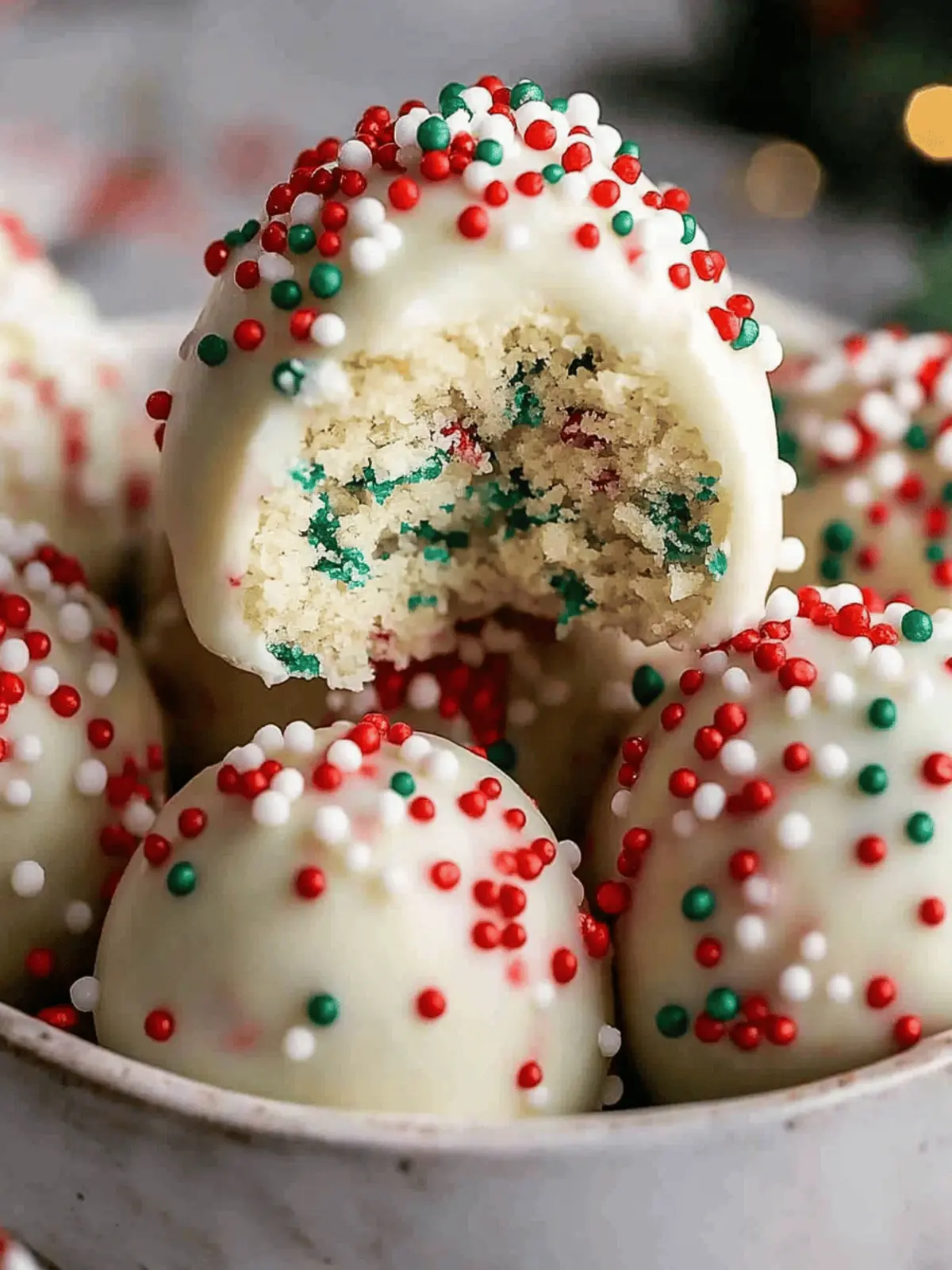 Christmas Tree Cake Truffles: Festive No-Bake Treats to Impress 4 Christmas Tree Cake Truffles
