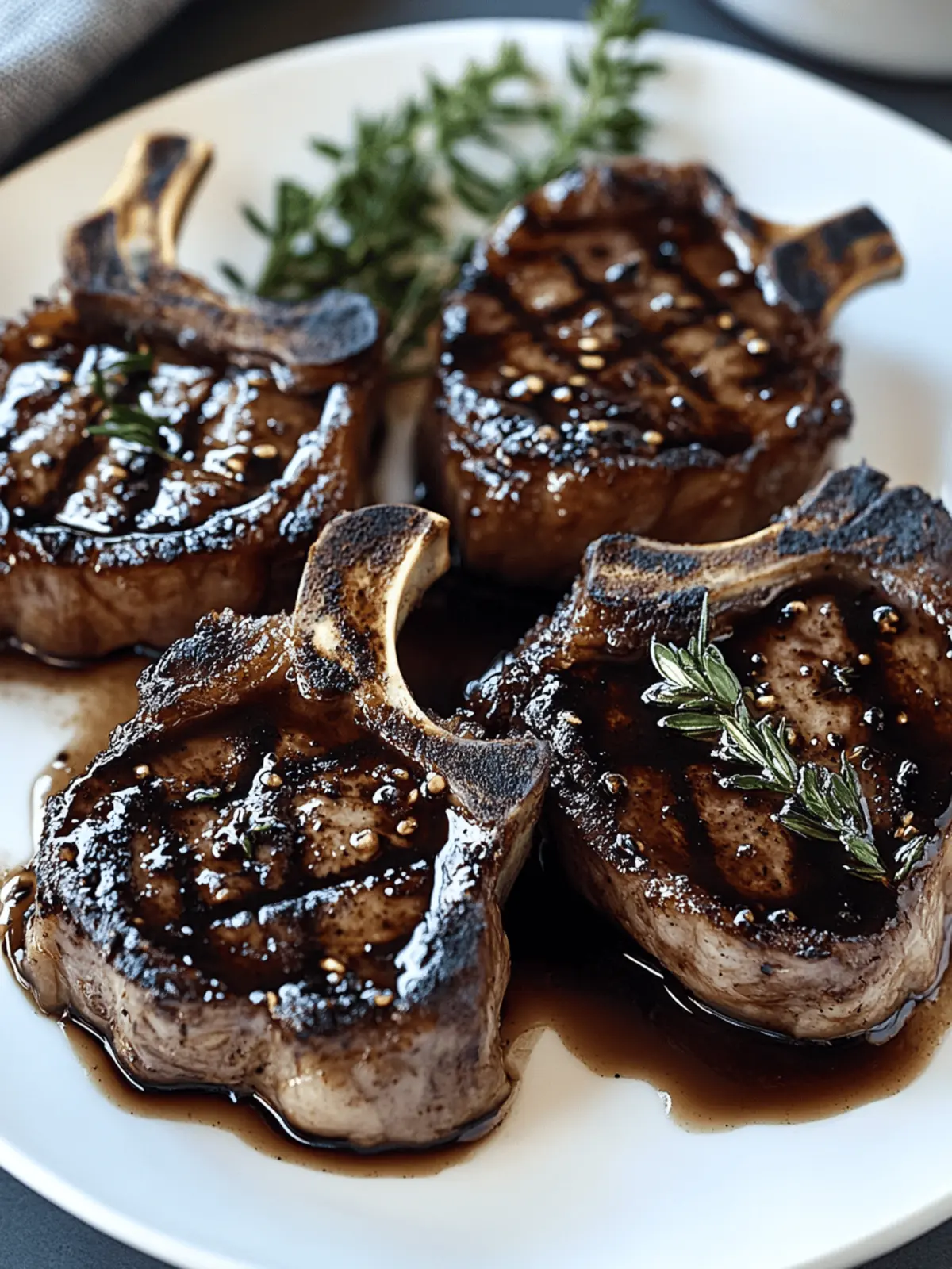 Balsamic Lamb Chops