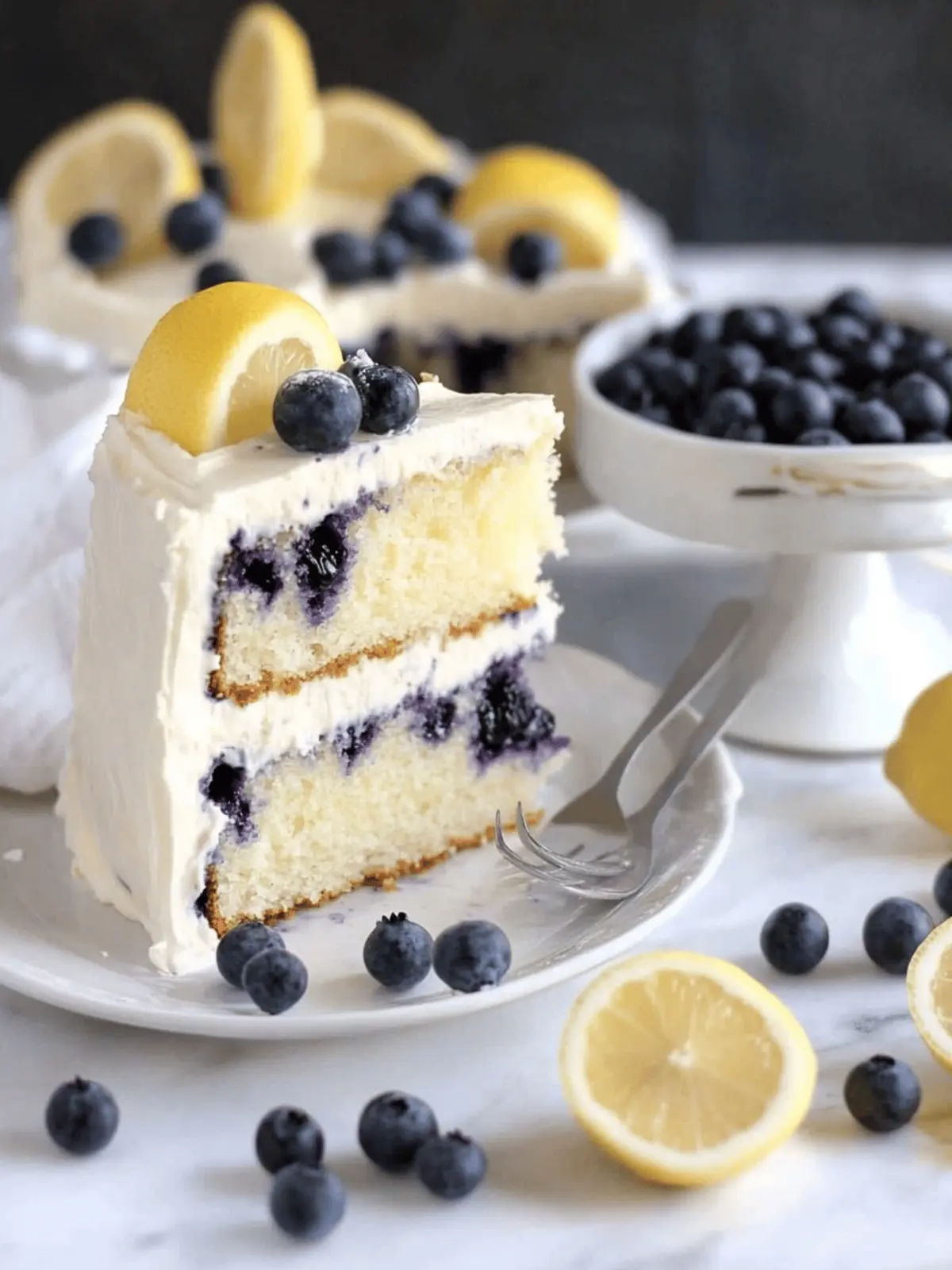 Lemon Blueberry Cake Recipe That’s Bursting with Fresh Flavor 3 Lemon Blueberry Cake