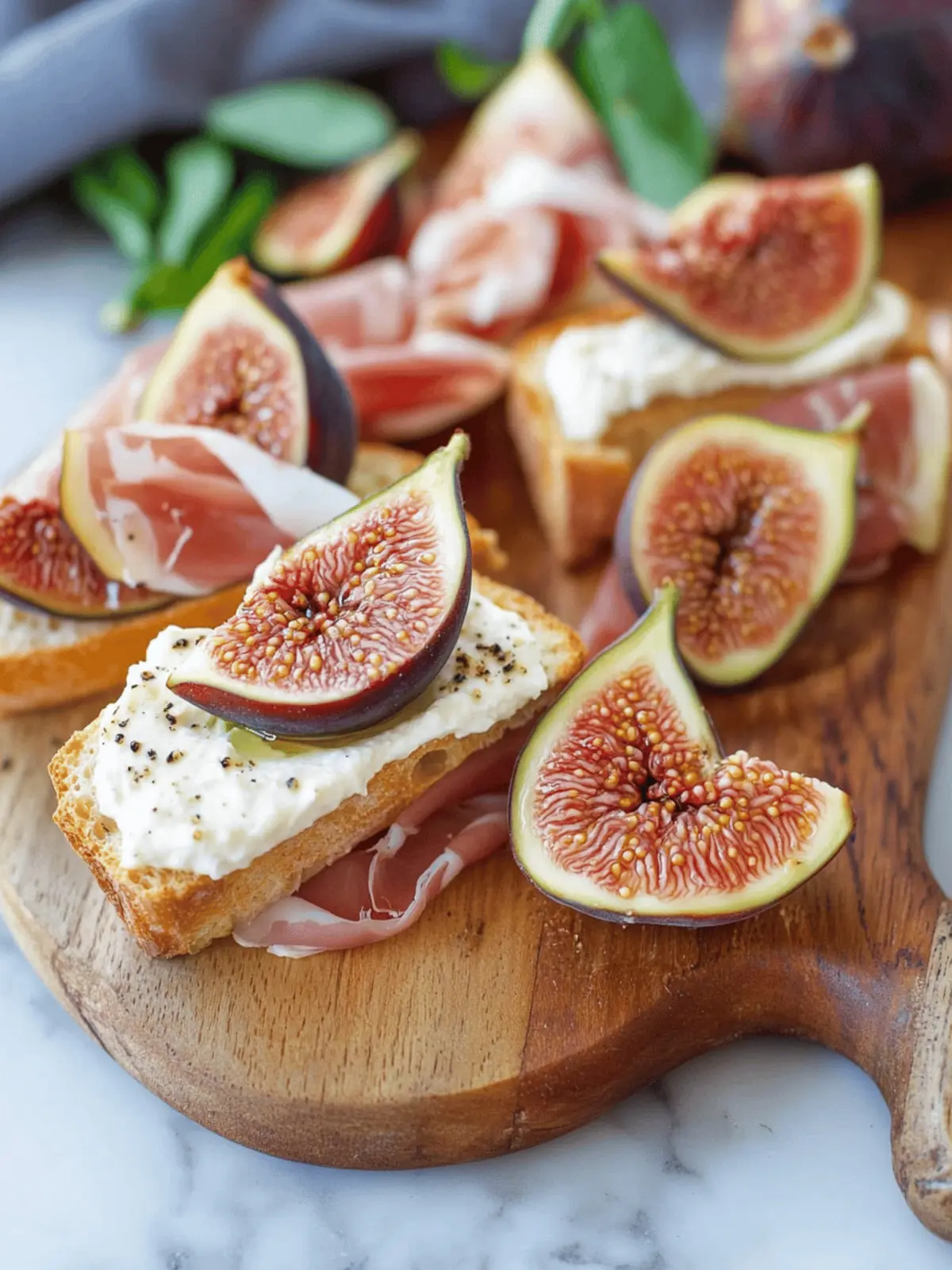 Fig & Prosciutto Crostini