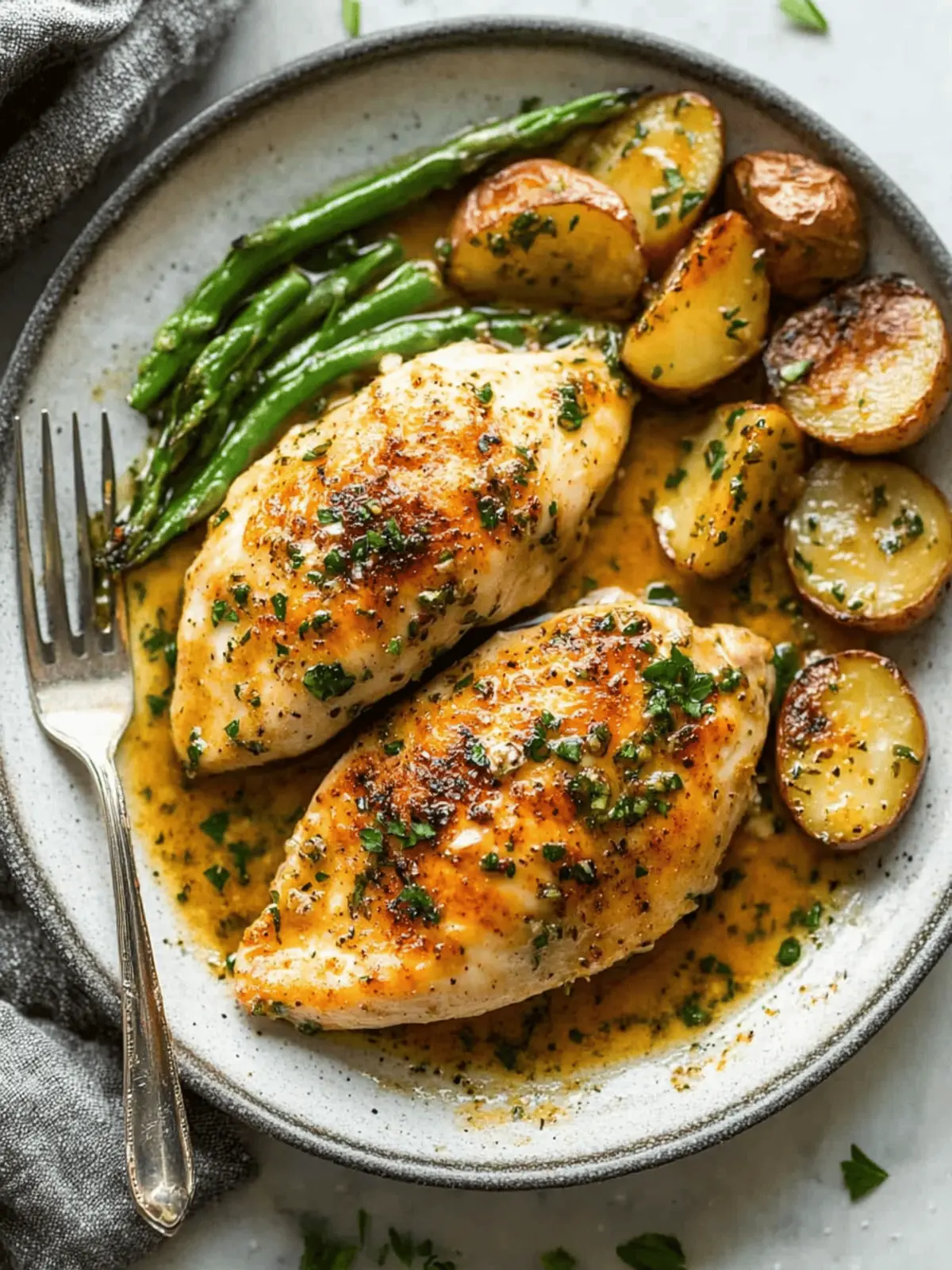 Savor Skillet Chicken with Garlic Herb Butter Sauce Tonight 4 Skillet Chicken with Garlic Herb Butter Sauce