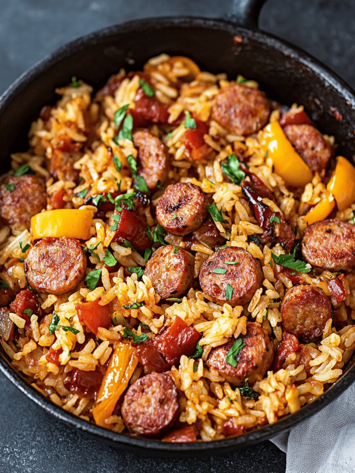 Sausage and Rice Skillet: A Quick One-Pot Wonder for Dinner 2 Sausage and Rice Skillet