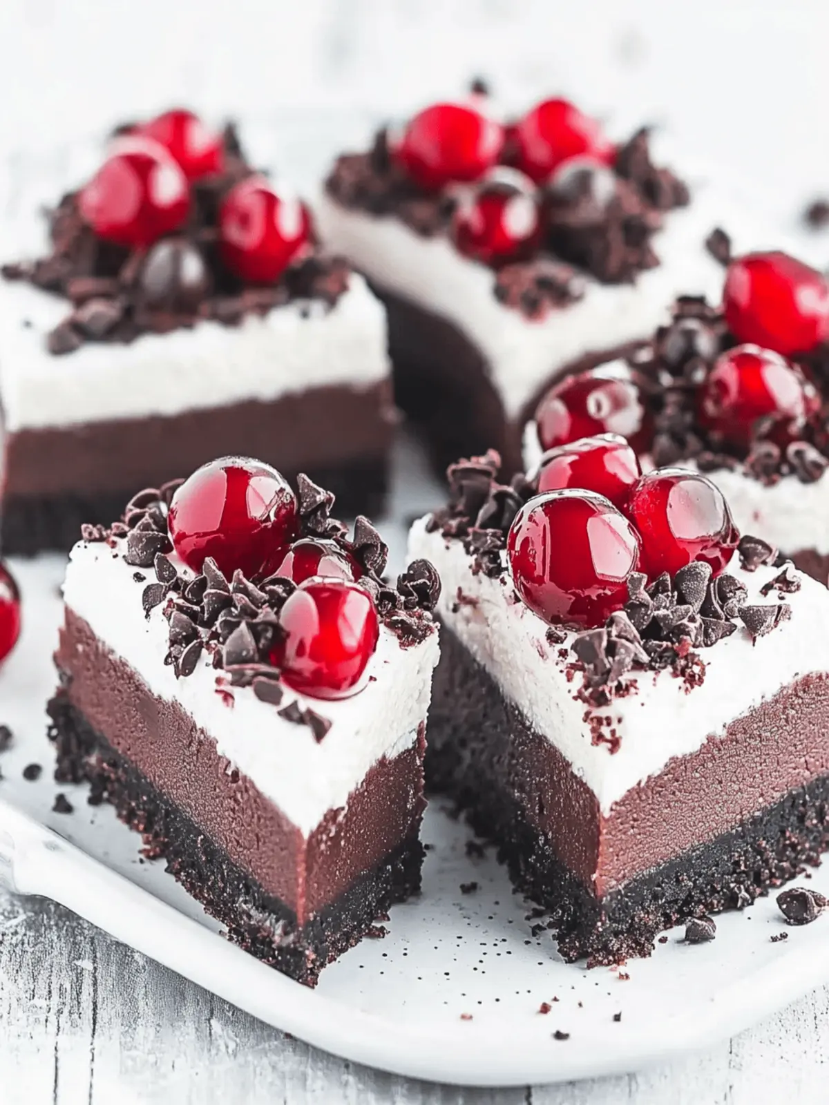 Irresistible Black Forest Cheesecake Bars for Ultimate Indulgence 2 Black Forest Cheesecake Bars