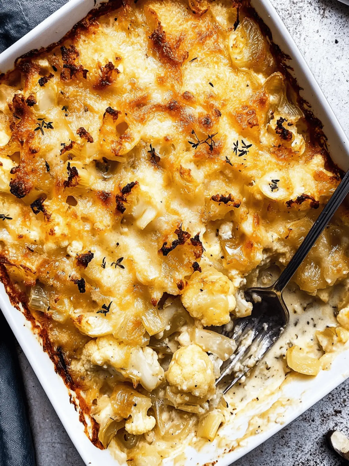 Creamy Cauliflower Gratin with Leeks and White Cheddar Delight 2 Cauliflower Gratin With Leeks and White Cheddar