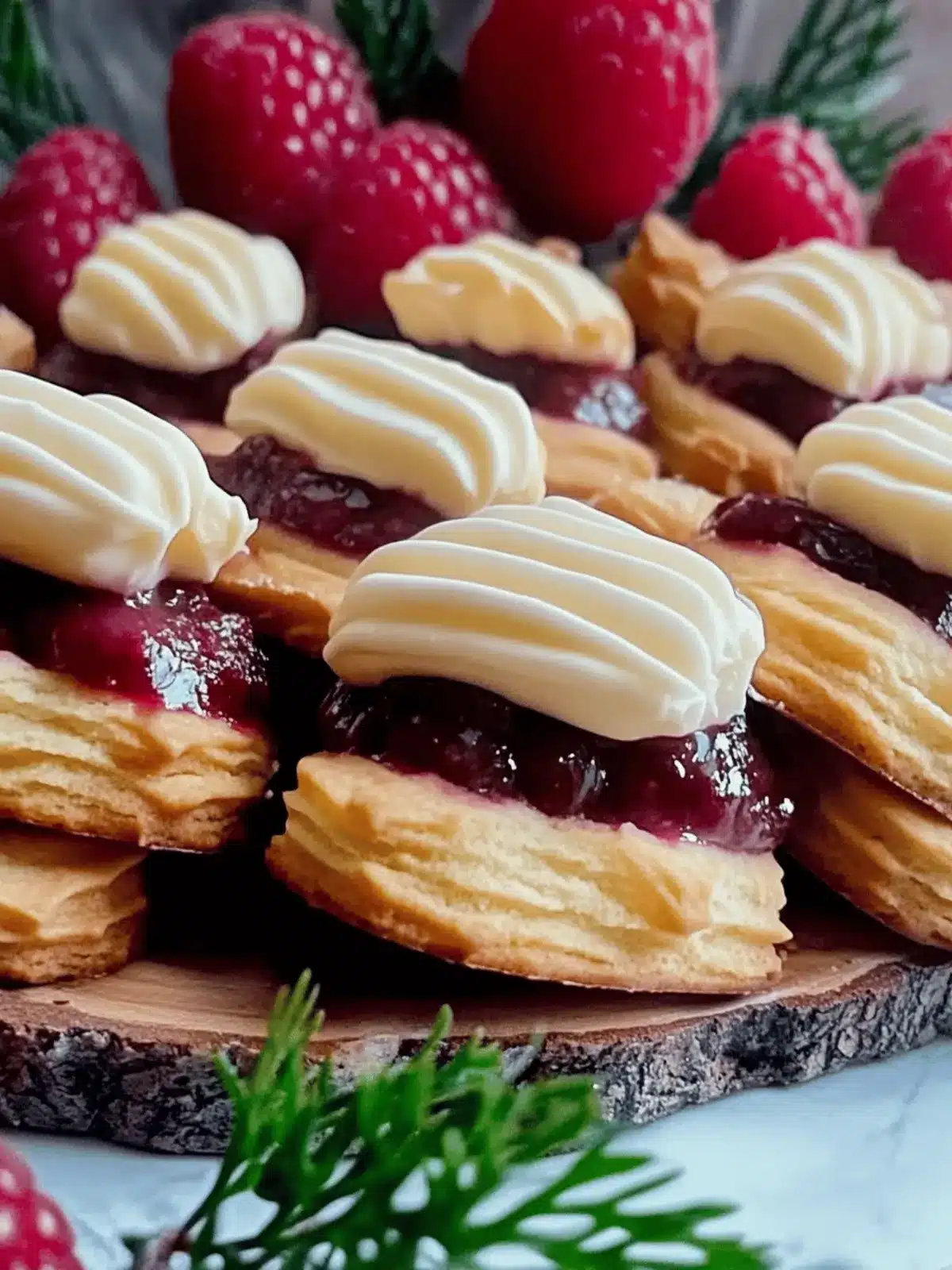 Viennese Finger Biscuits (Raspberry Filled)