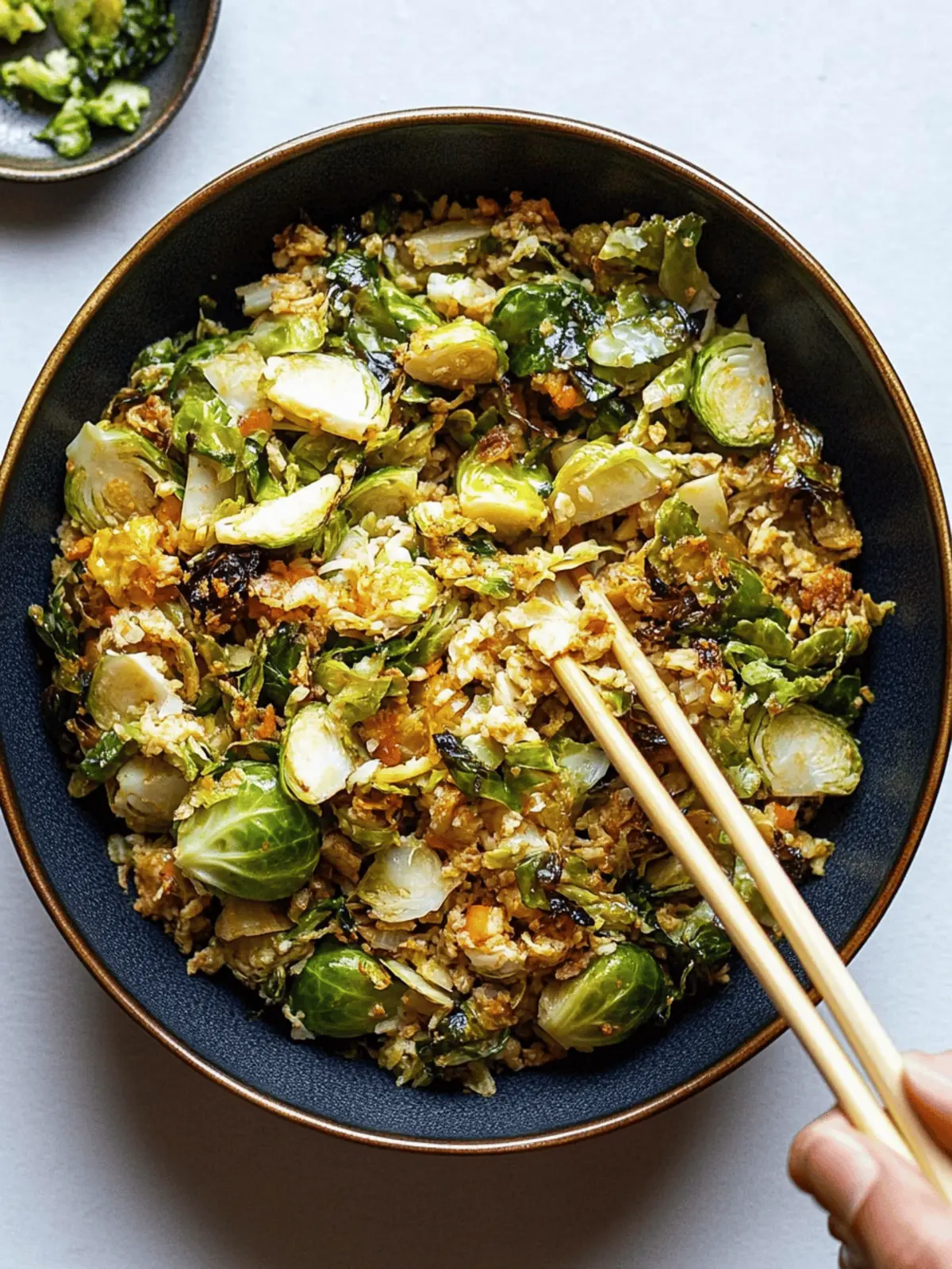 Creamy Lime Brussels Sprout Salad