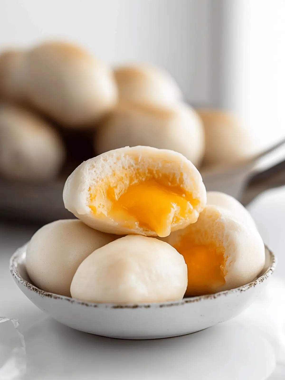 alted Egg Yolk Custard Buns (Liusha Bao)
