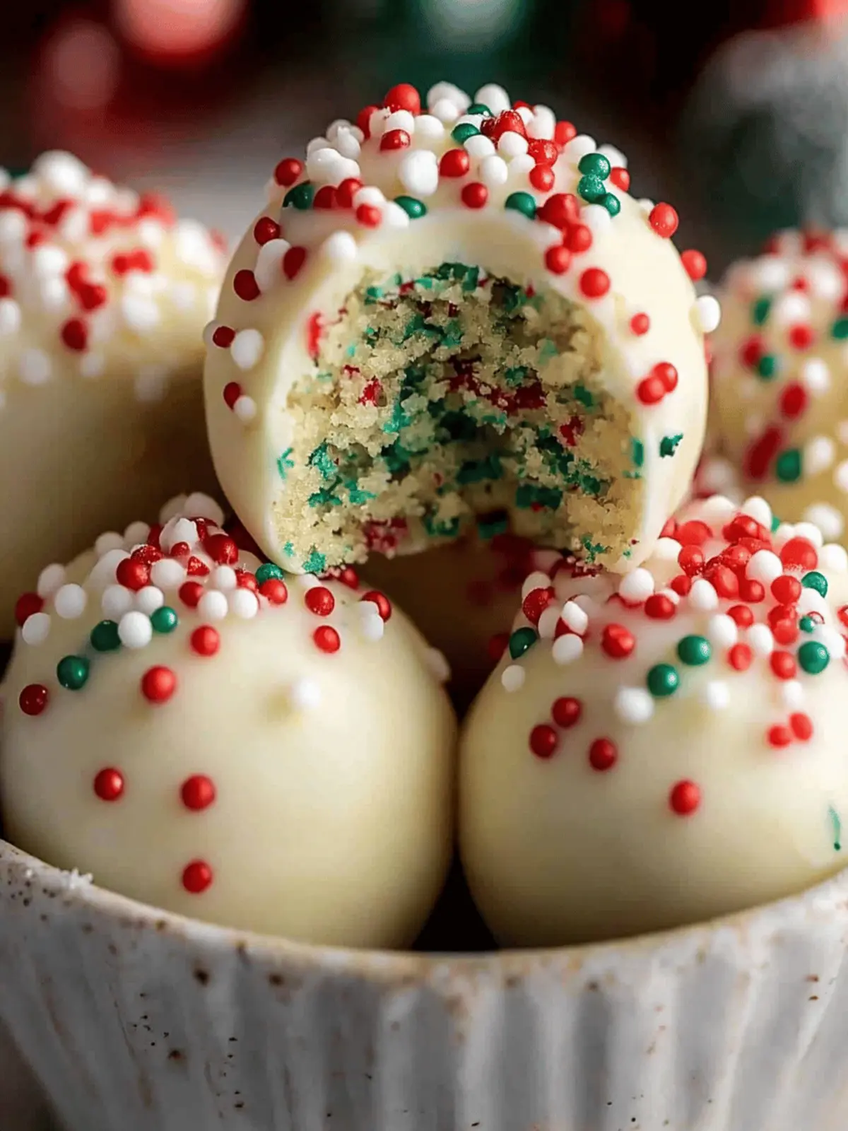 Christmas Tree Cake Truffles: Festive No-Bake Treats to Impress 2 Christmas Tree Cake Truffles