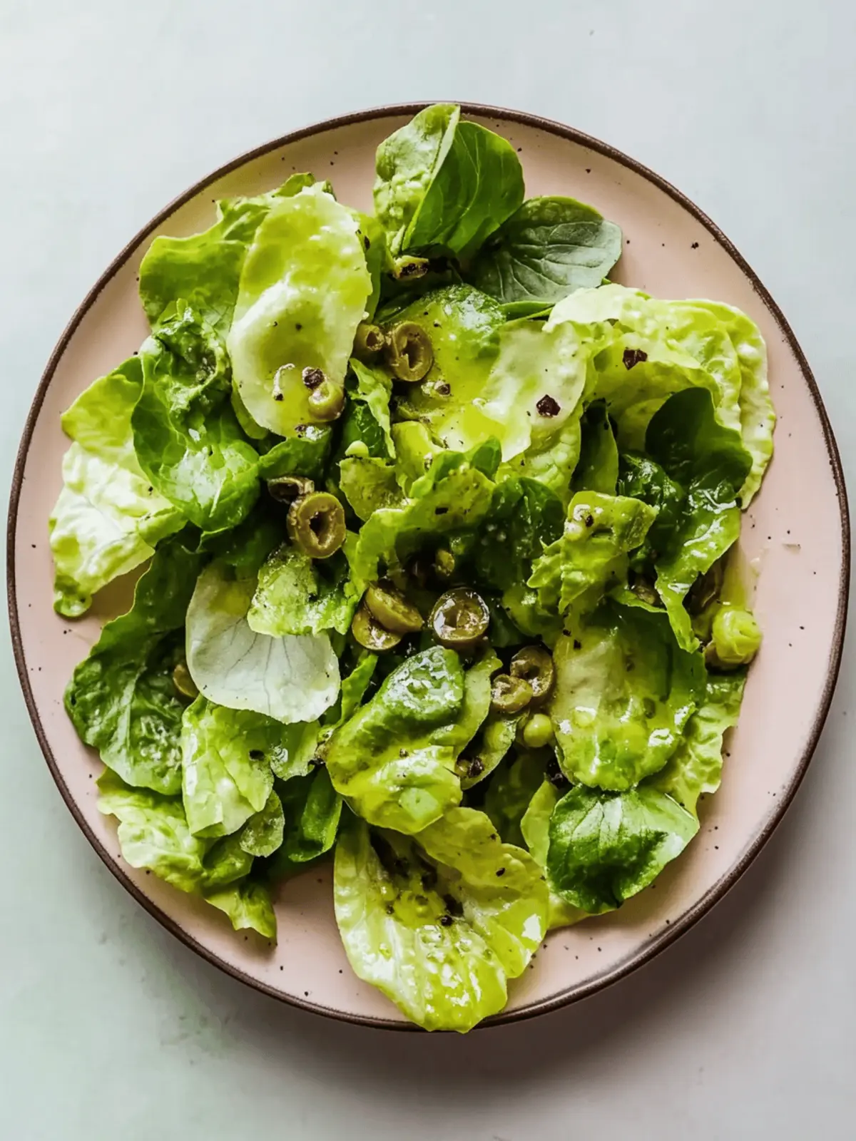 Simple Green Salad with Shallot Vinaigrette for Fresh Flavor 3 Simple Green Salad with Shallot Vinaigrette