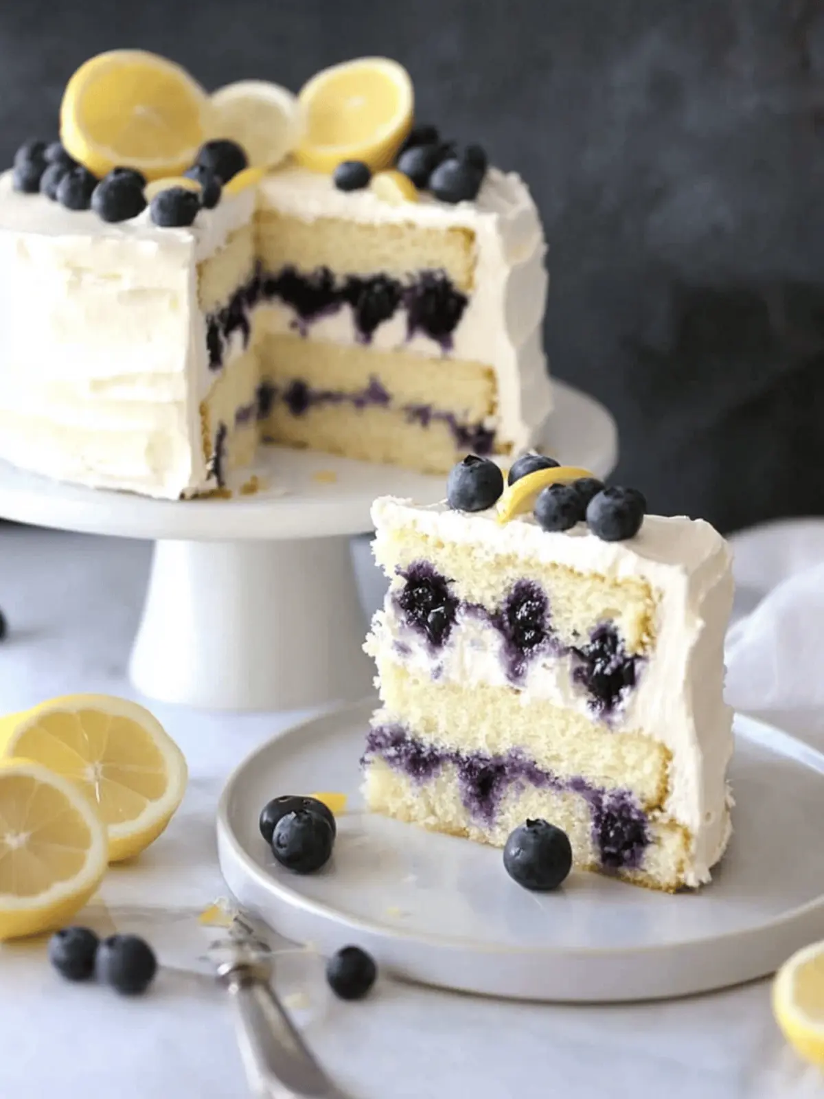 Lemon Blueberry Cake Recipe That’s Bursting with Fresh Flavor 5 Lemon Blueberry Cake