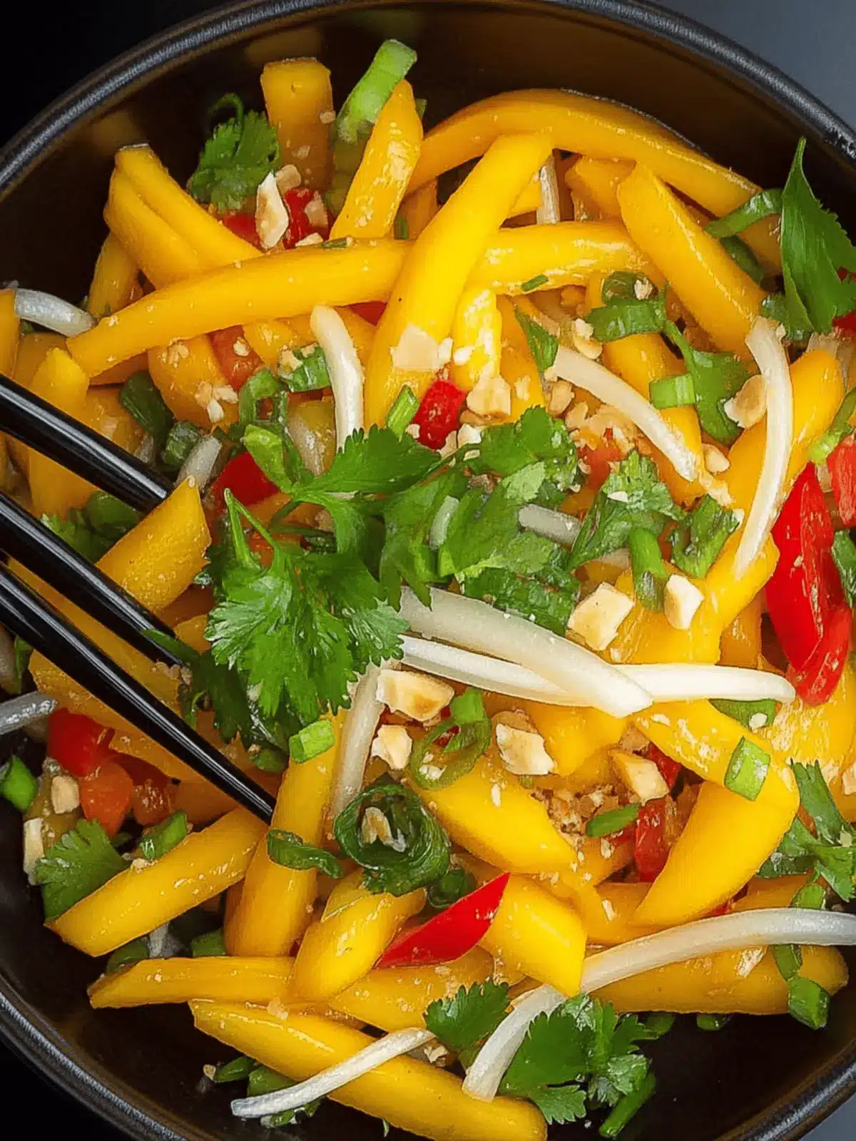 Fresh and Zesty Simple Thai Mango Salad You’ll Love 5 Simple Thai Mango Salad