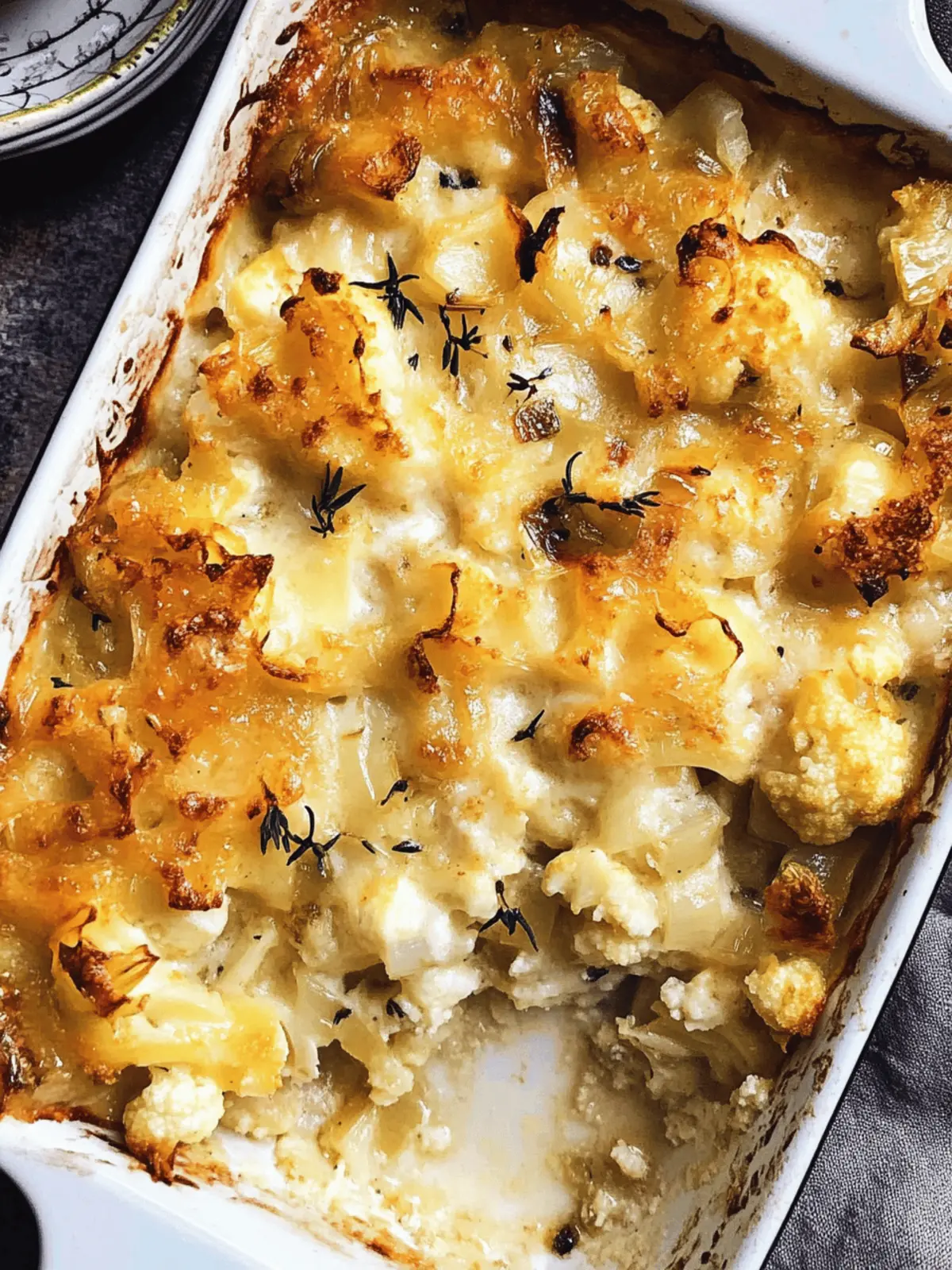 Creamy Cauliflower Gratin with Leeks and White Cheddar Delight 4 Cauliflower Gratin With Leeks and White Cheddar