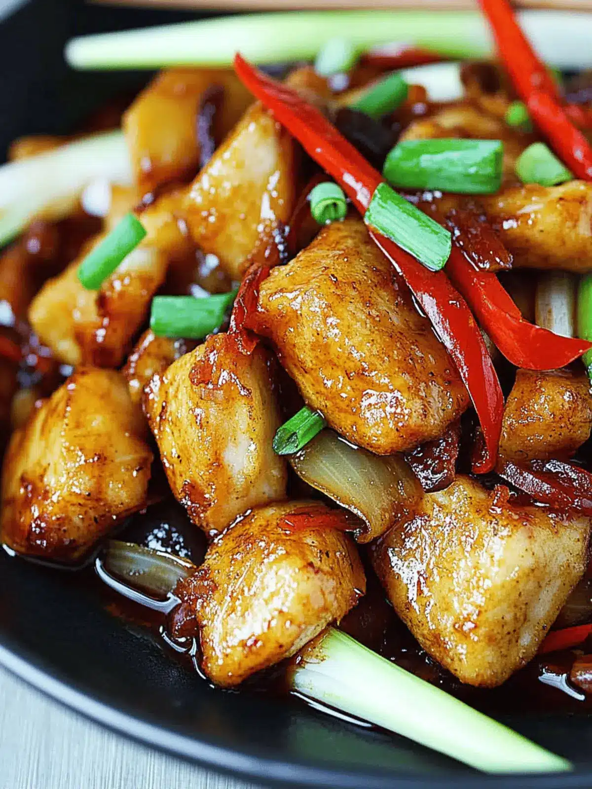 Wok Fried Fish in Black Bean Sauce