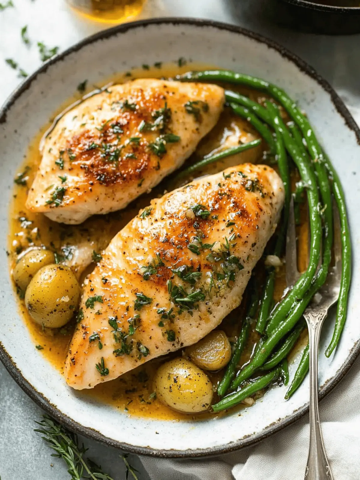 Savor Skillet Chicken with Garlic Herb Butter Sauce Tonight 2 Skillet Chicken with Garlic Herb Butter Sauce