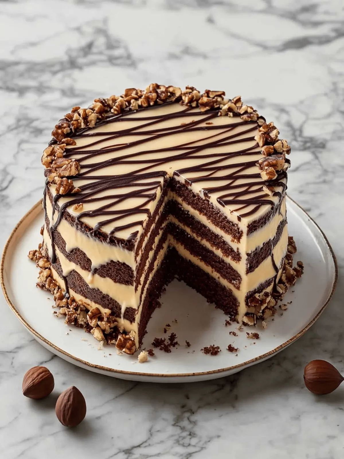 Decadent Hazelnut And Chocolate Layer Cake You’ll Adore 4 Hazelnut And Chocolate Layer Cake