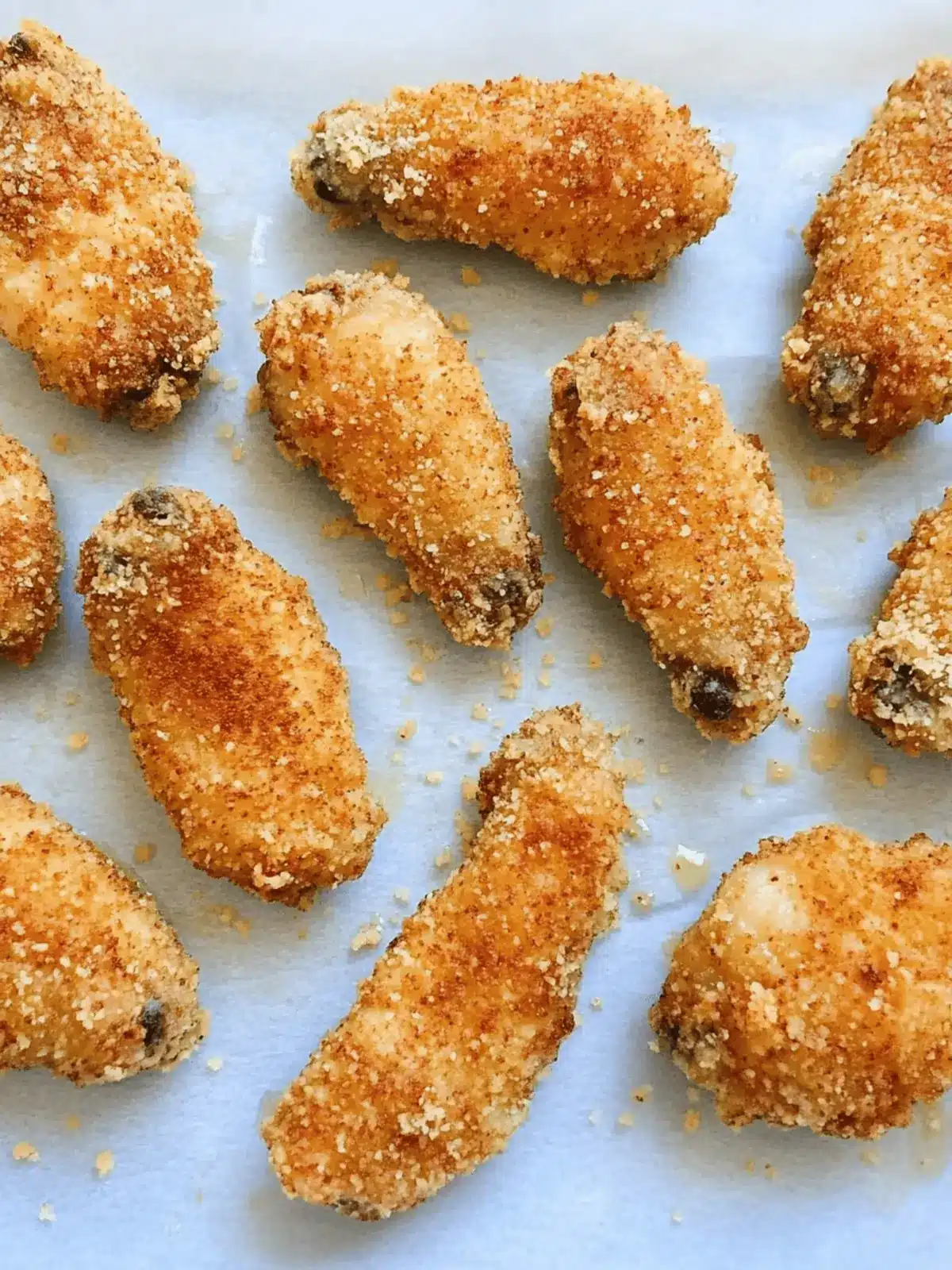 Crispy Panko Breaded Chicken Wings
