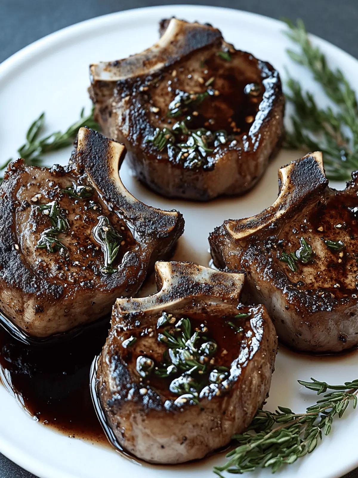Balsamic Lamb Chops