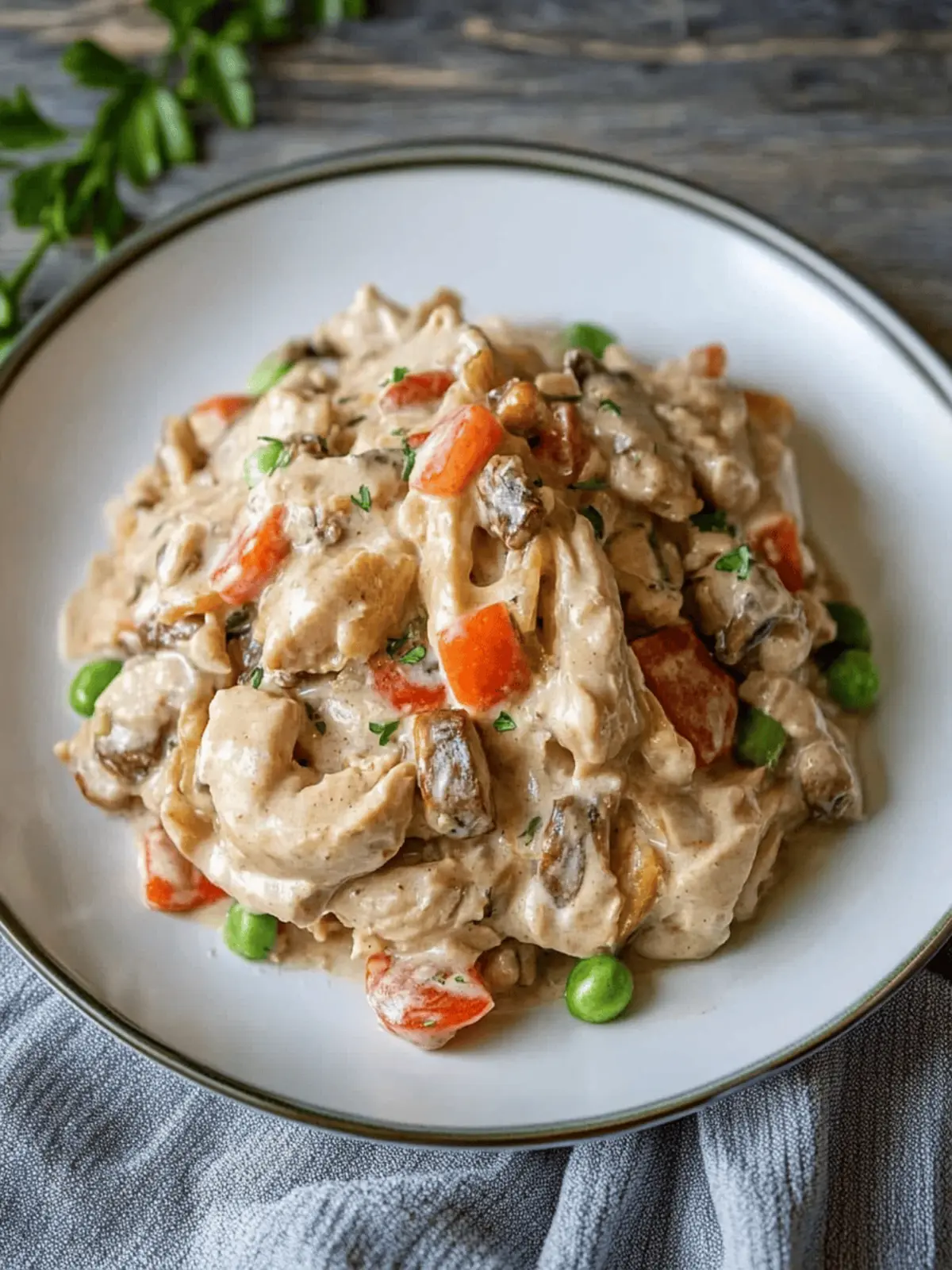 Savory Turkey a la King: Quick Comfort Food from Leftovers 3 Turkey a la King