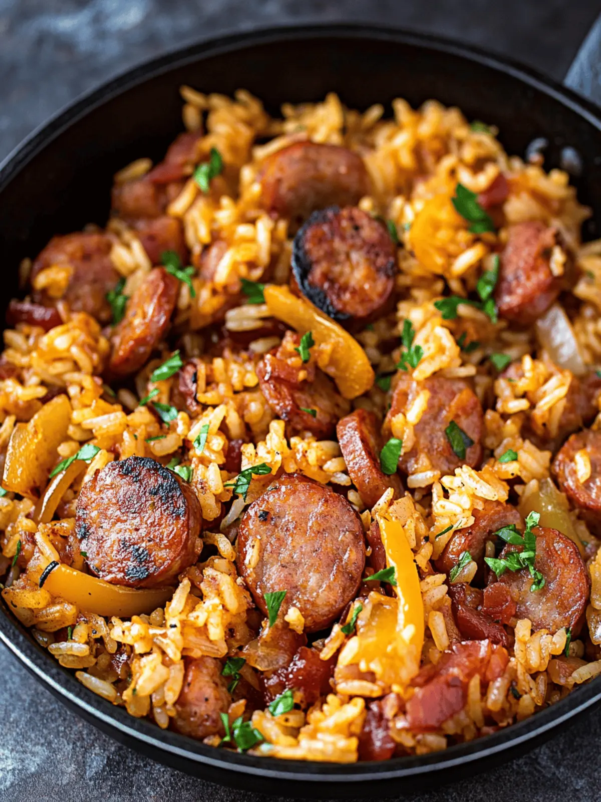 Sausage and Rice Skillet: A Quick One-Pot Wonder for Dinner 3 Sausage and Rice Skillet